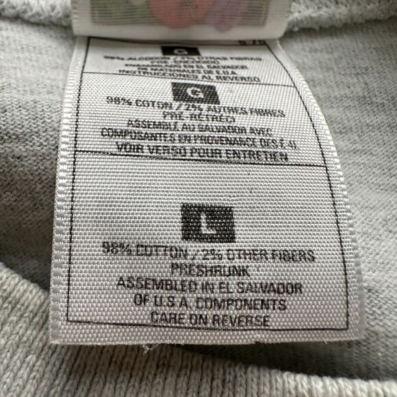 Vintage Penn State PSU T-Shirt Men's Large Gray Nittany Lions Crew 90s Cotton - Picture 7 of 10